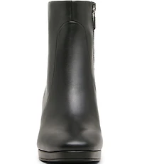 Blondo Shyna Waterproof Leather Block Heel Booties