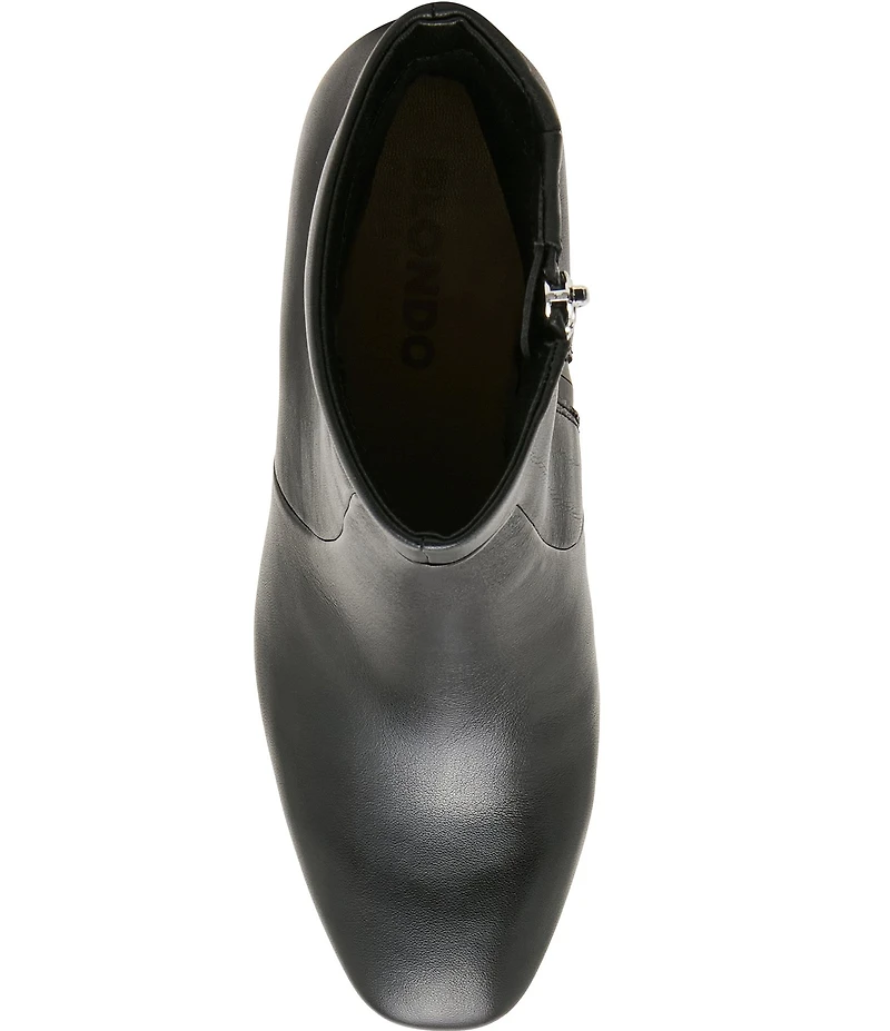 Blondo Shyna Waterproof Leather Block Heel Booties