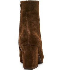 Blondo Shyna Waterproof Suede Block Heel Booties