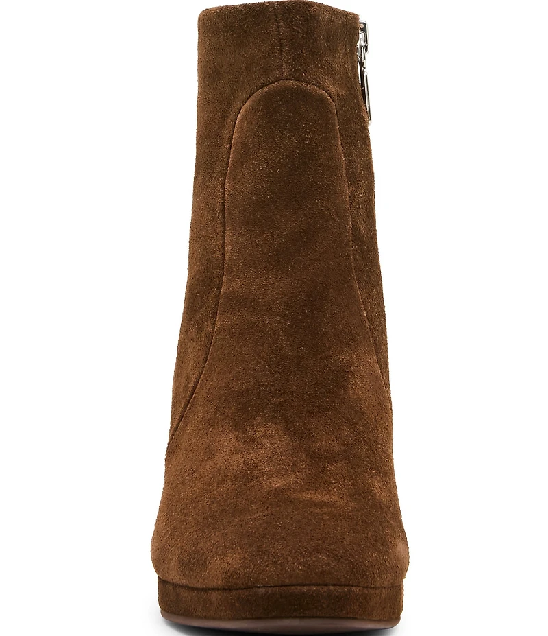 Blondo Shyna Waterproof Suede Block Heel Booties
