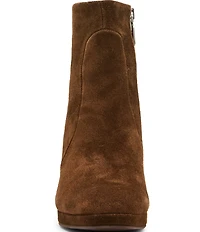 Blondo Shyna Waterproof Suede Block Heel Booties