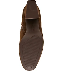 Blondo Shyna Waterproof Suede Block Heel Booties