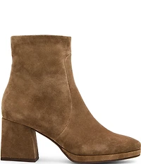 Blondo Shyna Waterproof Suede Block Heel Booties