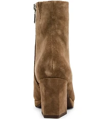 Blondo Shyna Waterproof Suede Block Heel Booties