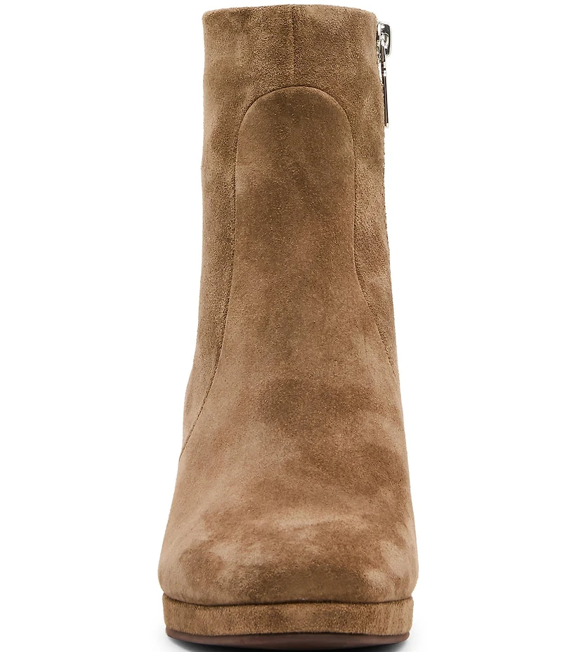 Blondo Shyna Waterproof Suede Block Heel Booties
