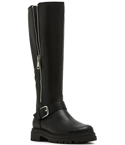 Blondo Talyssa Waterproof Leather Moto Tall Boots