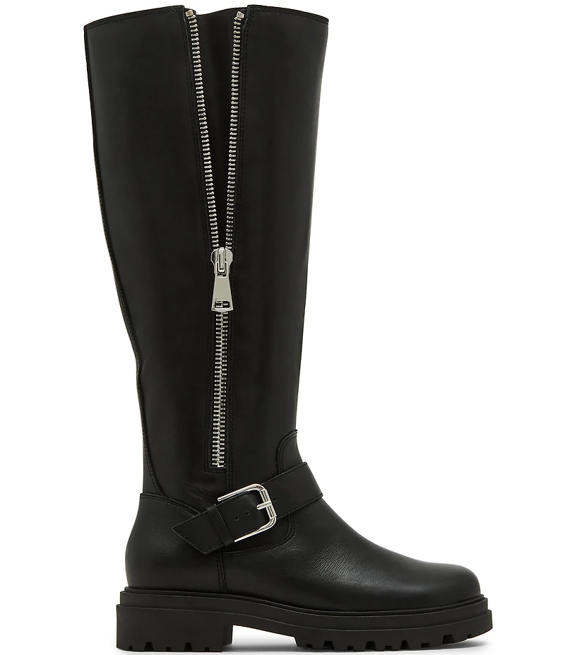 Blondo Talyssa Waterproof Leather Moto Tall Boots