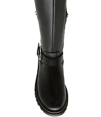Blondo Talyssa Waterproof Leather Moto Tall Boots