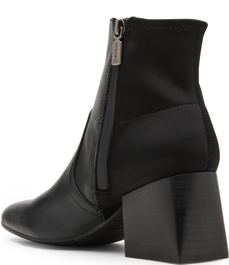 Blondo Tamira Waterproof Leather Stretch Booties