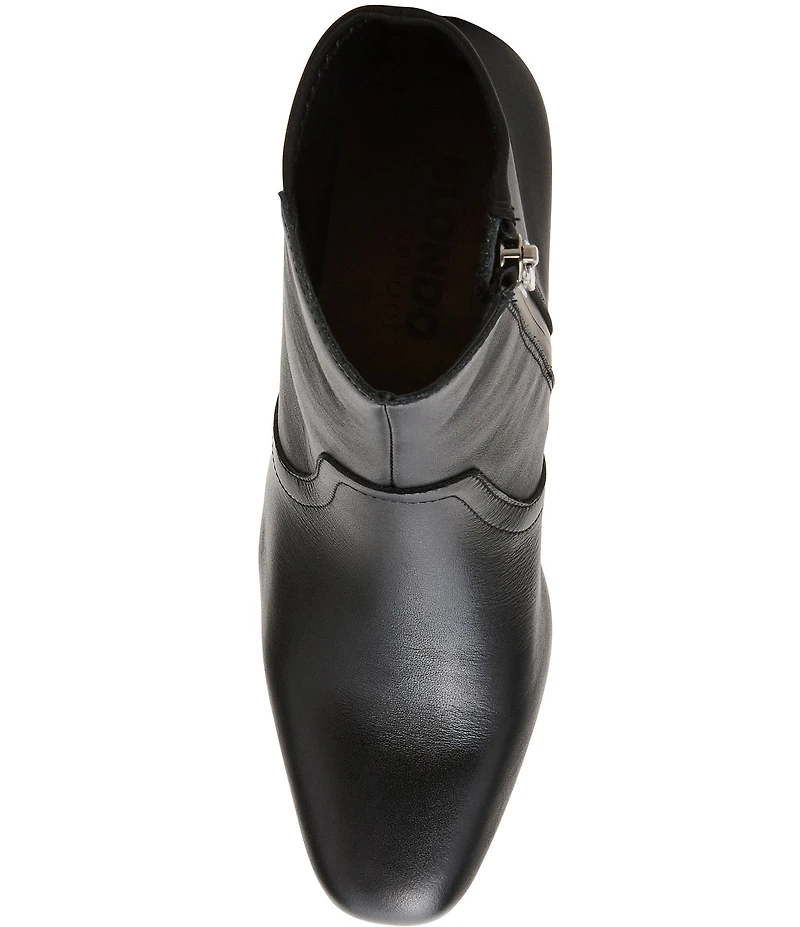 Blondo Tamira Waterproof Leather Stretch Booties