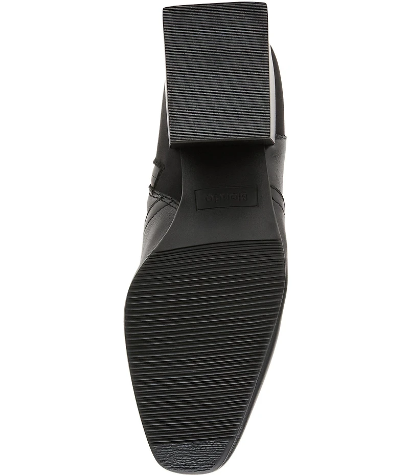 Blondo Tamira Waterproof Leather Stretch Booties