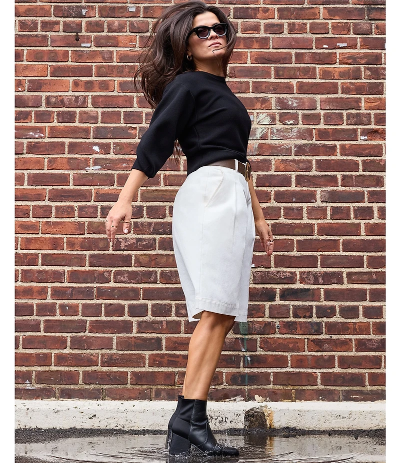 Blondo Tamira Waterproof Leather Stretch Booties