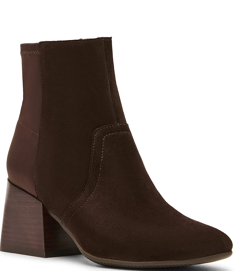 Blondo Tamira Waterproof Suede Stretch Booties