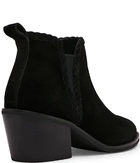 Blondo Temple Waterproof Suede Braid Detail Booties
