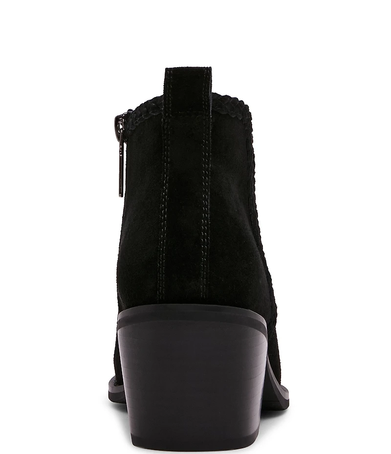 Blondo Temple Waterproof Suede Braid Detail Booties