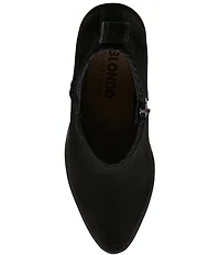 Blondo Temple Waterproof Suede Braid Detail Booties