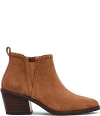 Blondo Temple Waterproof Suede Braid Detail Booties