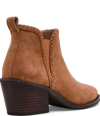 Blondo Temple Waterproof Suede Braid Detail Booties