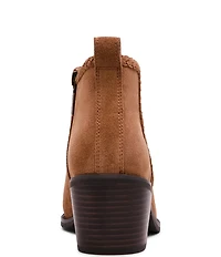 Blondo Temple Waterproof Suede Braid Detail Booties