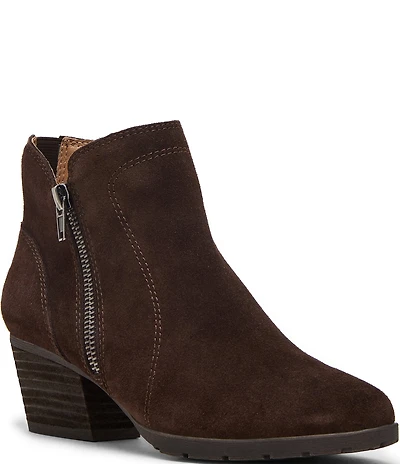 Blondo Victoria Waterproof Suede Western Inspired Booties