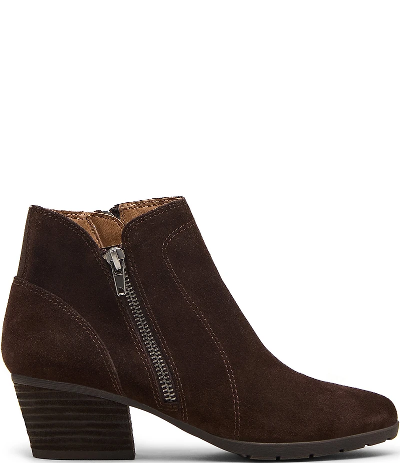 Blondo Victoria Waterproof Suede Western Inspired Booties