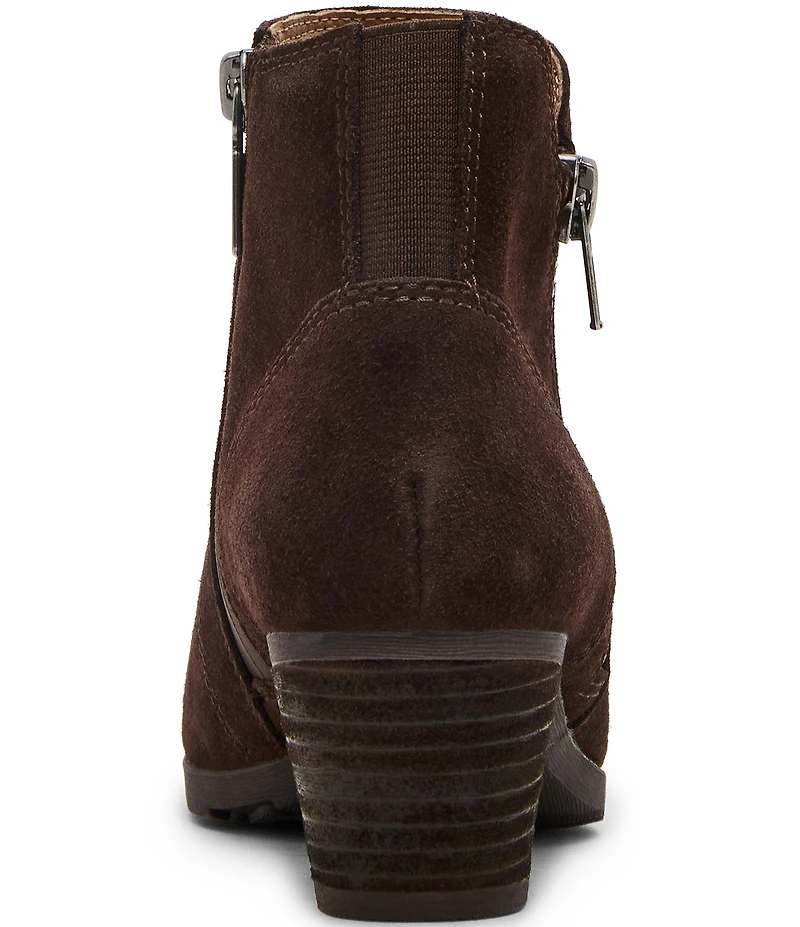 Blondo Victoria Waterproof Suede Western Inspired Booties