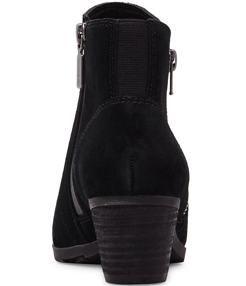 Blondo Victoria Waterproof Suede Western Inspired Booties