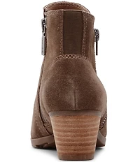 Blondo Victoria Waterproof Suede Western Inspired Booties