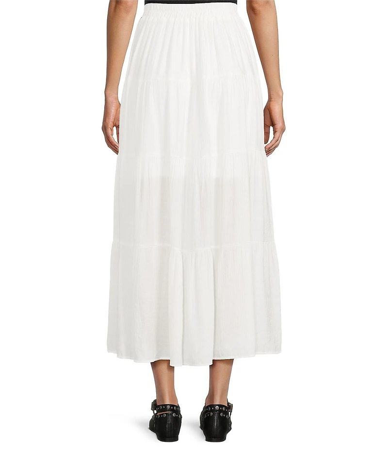 Blu Pepper Bow Maxi Skirt