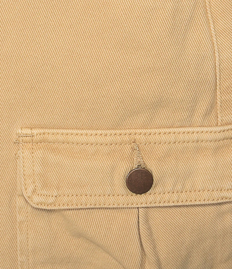 Blu Pepper Cargo Raw Hem Mini Skirt