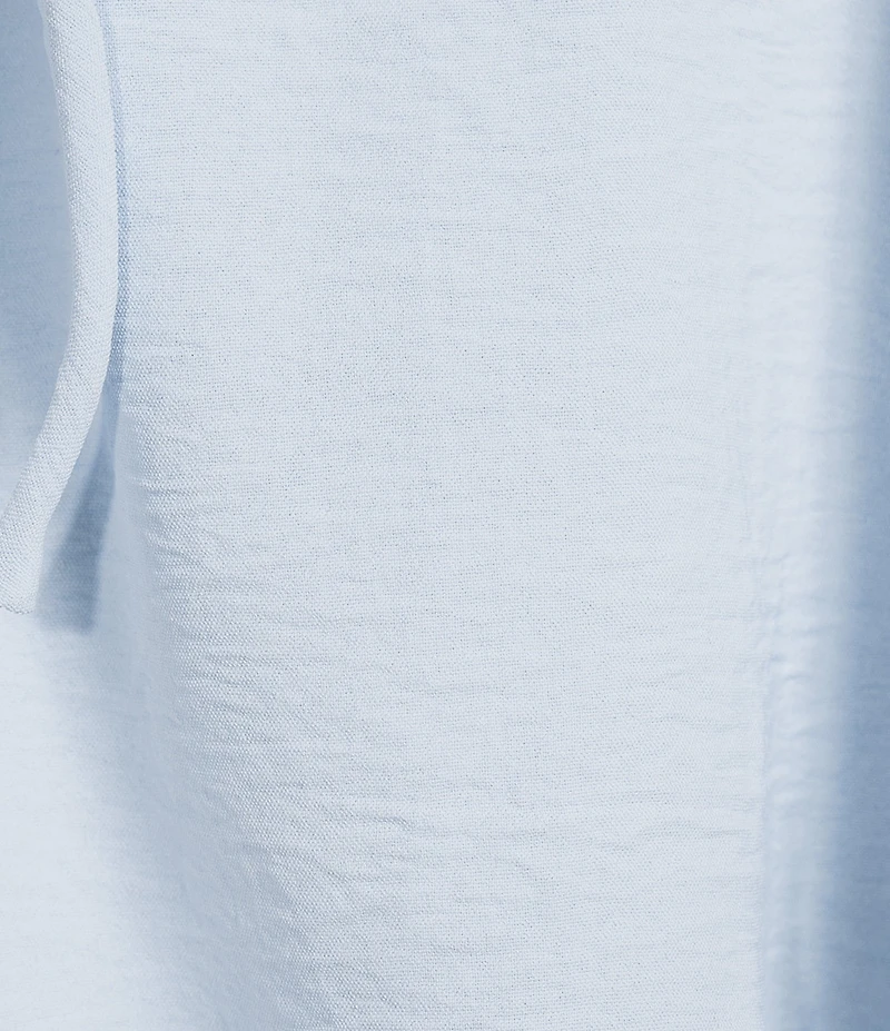 Blu Pepper Coordinating Sleeveless Cropped Tie Back Bubble Top