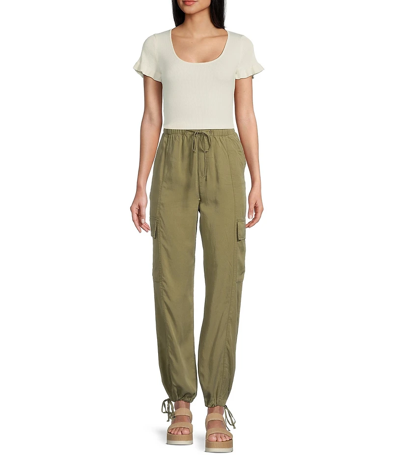 Blu Pepper Drawstring Cargo Pants