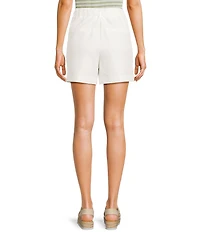 Blu Pepper High Waist Pleated Pull-On Shorts