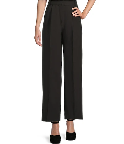 Blu Pepper High Waist Pleated Wide Leg Dress Pants