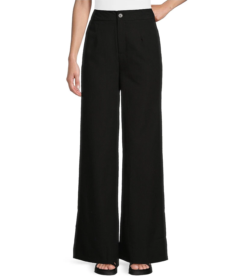 Blu Pepper High Waist Split Leg Pants