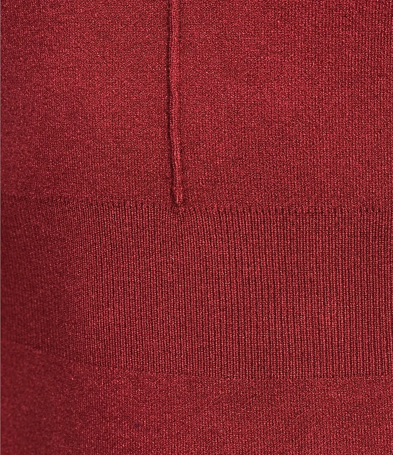 Blu Pepper Knit Crew Neck Long Sleeve Sweater Dress