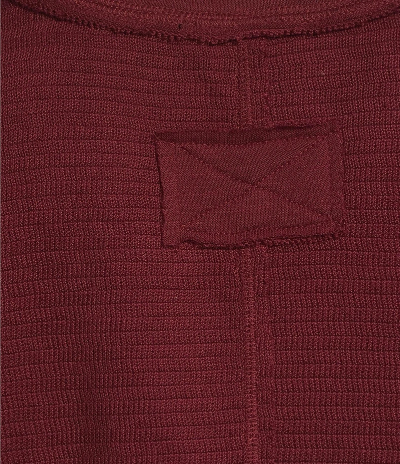 Blu Pepper Knit V-Neck Top