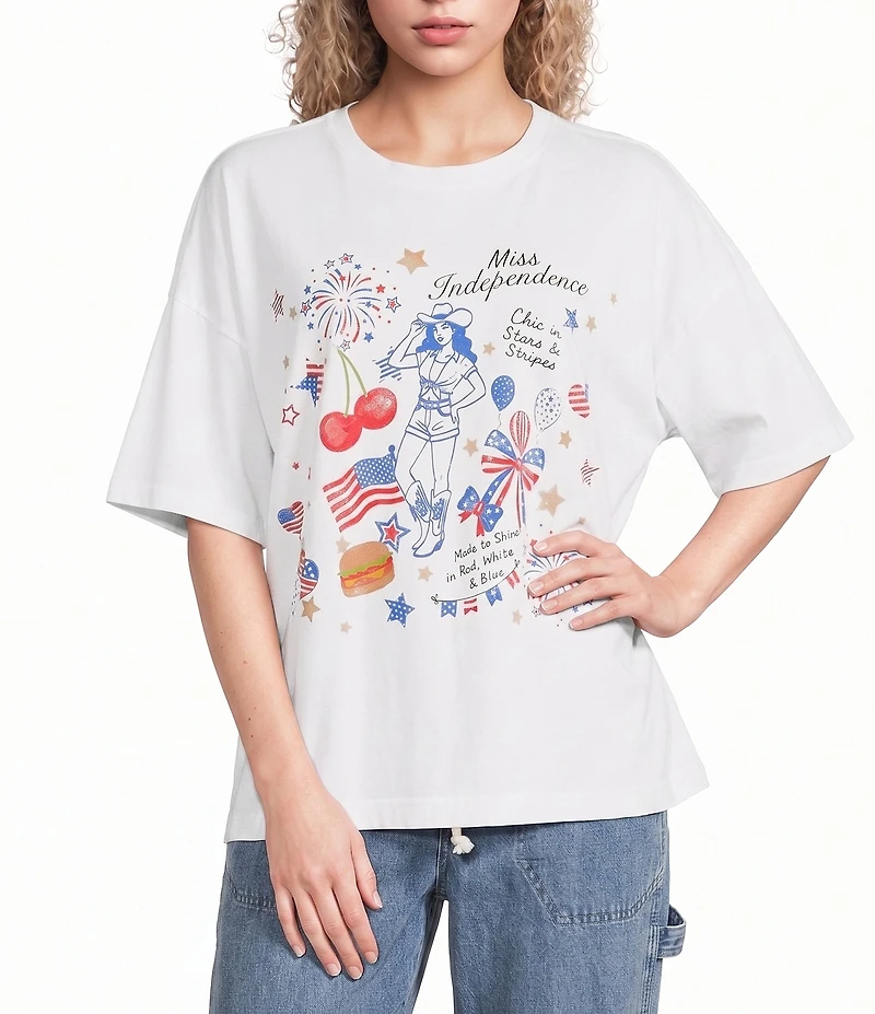 Blu Pepper Miss Independence Short Sleeve T-Shirt