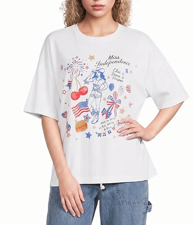Blu Pepper Miss Independence Short Sleeve T-Shirt
