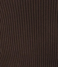 Blu Pepper Mock Neck Long Sleeve Flared Sweater Dress
