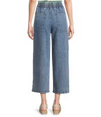 Blu Pepper Relaxed Wide Leg Denim Pant