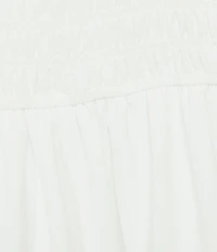 Blu Pepper Smocked V-Neck Flutter Tiered Midi Dress