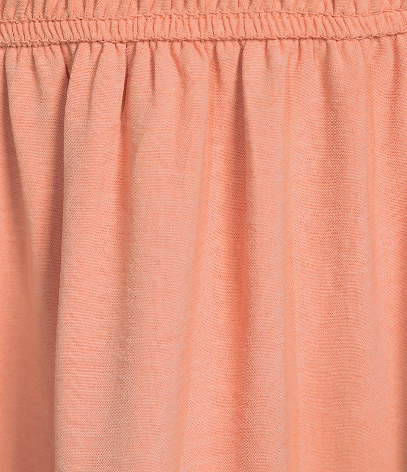 Blu Pepper Smocked V-Neck Flutter Tiered Midi Dress