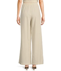 Blu Pepper Striped High Rise Pull-On Coordinating Pants