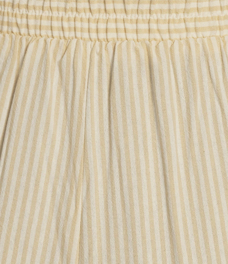 Blu Pepper Striped High Rise Pull-On Coordinating Pants