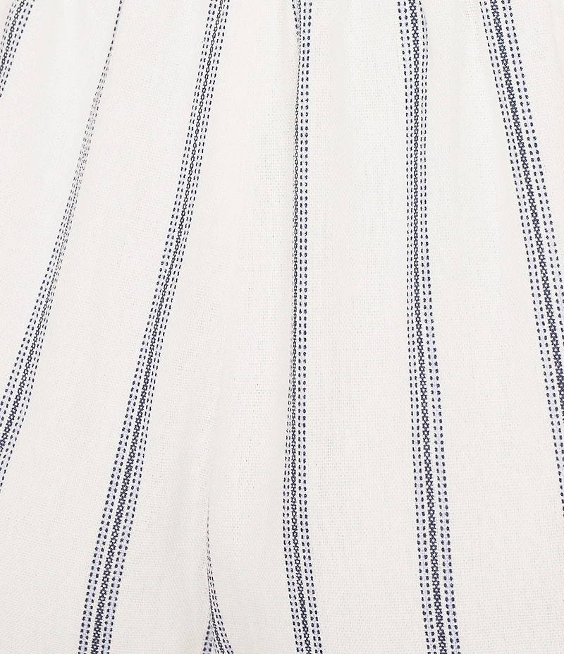 Blu Pepper Striped High Waist Shorts