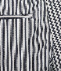 Blu Pepper Striped Pocket Wide Leg Pants