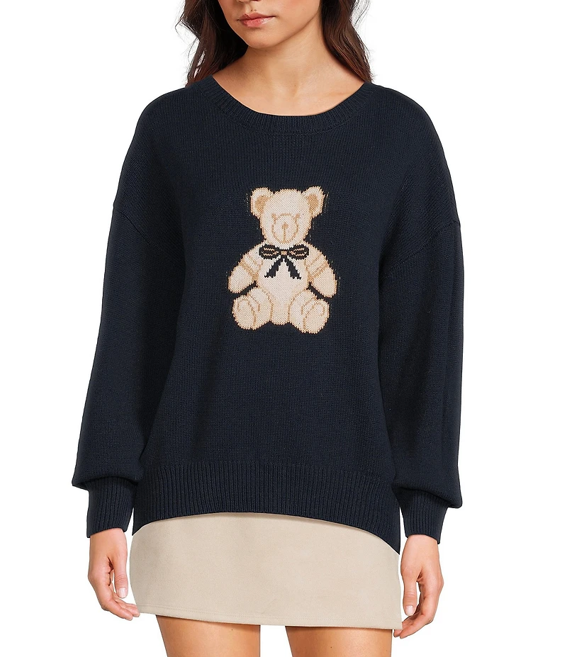Blu Pepper Teddy Bear Long Sleeve Sweater