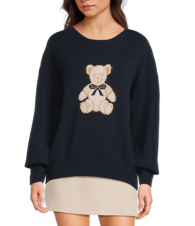 Blu Pepper Teddy Bear Long Sleeve Sweater