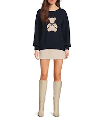Blu Pepper Teddy Bear Long Sleeve Sweater